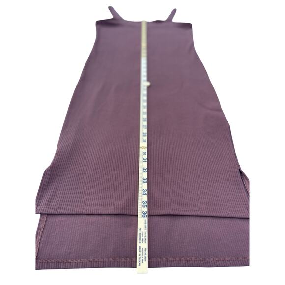 The Drop Amelia Ribbed Tank Midi Dress in Chocolate Brown – Medium - Picture 9 of 12